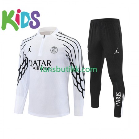 Paris Saint-Germain Barn Hvit Trenings Collegegenser Set 2025-2026